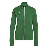 Koszulki i topy damskie - adidas Womens Track Top Ent22 Tk Jktw, kolor zielony/biały, HI2136, S EU - miniaturka - grafika 1