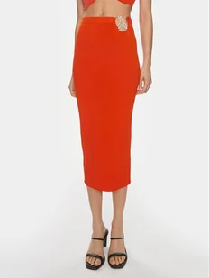 Patrizia Pepe Spódnica ołówkowa 2G0974/K021-R825 Pomarańczowy Slim Fit - Spódnice - miniaturka - grafika 1