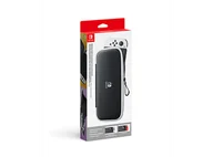 Elektronika OUTLET - OUTLET Etui NINTENDO Switch OLED Carrying Case & Screen Protect Czarno-szary - miniaturka - grafika 1