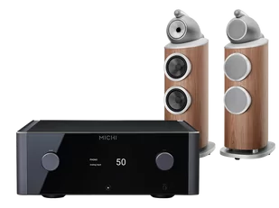 Rotel Michi X5 S2 (czarny) + 802 D4 (orzech) - Zestawy stereo - miniaturka - grafika 1