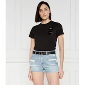 Koszulki i topy damskie - Calvin Klein Jeans T-shirt BABY | Cropped Fit - miniaturka - grafika 1