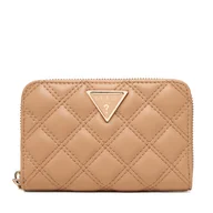 Portfele - Duży Portfel Damski Guess Giully II Sgl SWQG96 73140 Beżowy - miniaturka - grafika 1