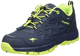 KangaROOS Męskie buty trekkingowe K-xt para Low Ev RTX, Dk Navy Lime, 40 EU - Buty trekkingowe męskie - miniaturka - grafika 1