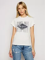 Koszulki i topy damskie - Pepe Jeans T-Shirt Alex PL504796 Biały Regular Fit - miniaturka - grafika 1