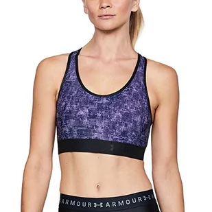 Under Armour damski biustonosz sportowy z nadrukiem średniej długości Icelandic Rose XS 1307967-924 - Biustonosze - miniaturka - grafika 1