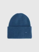 Czapki męskie - 4F Czapka beanie uniseks - granatowa Uniwersalny - miniaturka - grafika 1