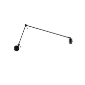 Lampy ścienne - QAZQA Nowoczesny kinkiet czarny regulowany - Blitz - miniaturka - grafika 1