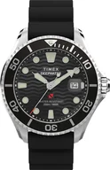 Zegarki męskie - Zegarek Timex TW2W81600 Deepwater Meridian 200 44mm Synthetic Rubber Strap - miniaturka - grafika 1