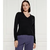 Swetry damskie - Tommy Hilfiger Wełniany sweter | Regular Fit - miniaturka - grafika 1