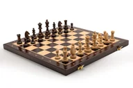 Gry planszowe - Szachy Turniejowe intarsja druk/ Szachy Staunton/ Szachy drewniane - miniaturka - grafika 1