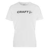 Koszulki męskie - Męska Koszulka z krótkim rękawem CRAFT CORE ESSENCE LOGO TEE M 1911786-900985 – Biały - miniaturka - grafika 1