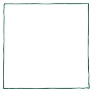 Krawaty i muchy męskie - Biała poszetka z zielonym obszyciem E136 - miniaturka - grafika 1