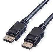 Kable komputerowe i do monitorów - Value DP wire, DP-DP, ST/ST, LSOH, 1 m, czarny 5m 11995764 - miniaturka - grafika 1