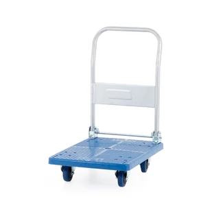 Wózek platformowy z tworzywa, składany, 730x490x820 mm PRESTONA, 810195 - Wózki na żywność - miniaturka - grafika 1