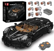 Klocki - Mould king 13163 Technic RC Bugatti La Voiture Noire ZDALNIE STEROWANY DUŻY - miniaturka - grafika 1