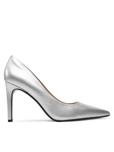 Calvin Klein Szpilki Heel Pump 90 - Met HW0HW02431 Srebrny - Czółenka - miniaturka - grafika 1