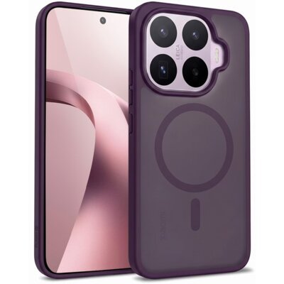 Etui CRONG Hybrid Matte Magnetic MagSafe do Xiaomi 17T Fioletowy