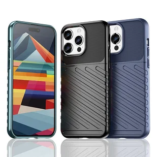 Pancerne etui iPhone 15 Pro Max Thunder Case - czarne - Etui i futerały do telefonów - miniaturka - grafika 6