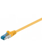 Kable miedziane - Wentronic Kabel sieciowy CAT 6 A S/FTP; CAT 6 A-0050 żółto-S/FTP PIMF 0.5 m, żółty 93658 - miniaturka - grafika 1