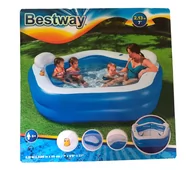 Baseny ogrodowe - Bestway Basen rodzinny nadmuchiwany Fun Pool 213 x 206 x 69 cm - miniaturka - grafika 1