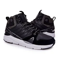 Buty sportowe męskie - Wysokie Sportowe Męskie Buty Big Star II174223 Czarne - miniaturka - grafika 1