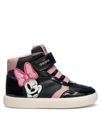 Buty dla dziewczynek - Geox Sneakersy B Gisli B561MC 00254 C9289 M Czarny - miniaturka - grafika 1