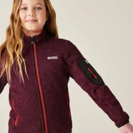Bluzy dla dziewczynek - Regatta Polar dziecięcy rozsuwany Newhill Burgundowy, Rozmiar: 164 cm - miniaturka - grafika 1