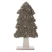 Ozdoby bożonarodzeniowe - Figurka dekoracyjna CHOINKA 40cm brąz - miniaturka - grafika 1