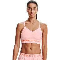 Bielizna sportowa damska - Biustonosz sportowy UNDER ARMOUR UA Seamless Low Long Htr Bra - miniaturka - grafika 1