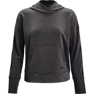 Bluza damska Under Armour Rival Terry Taped Hoodie - Bluzy sportowe damskie - miniaturka - grafika 5