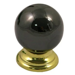 Czarno-złota gałka meblowa, hiszpańskiej firmy Amig. - Meble modułowe i akcesoria - miniaturka - grafika 1