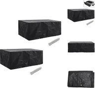 Pokrowce na meble ogrodowe - vidaXL Pokrowce na meble ogrodowe 2 szt. 10 oczek 229x113 cm - Pokrowce ochronne na meble ogrodowe - miniaturka - grafika 1