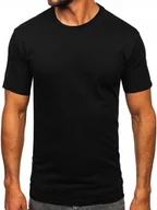 Koszulki męskie - T-shirt Koszulka Męska Bez Nadruku Czarna 14291 Rozmiar_xl - miniaturka - grafika 1