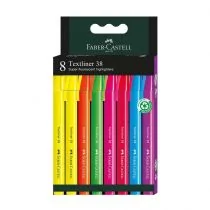 Faber-Castell Zakreślacz 8 kolorów - Przybory szkolne - miniaturka - grafika 1