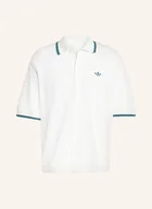 Koszule męskie - Adidas Originals Koszula Z Dzianiny Adidas Originals Button Down Loose Fit weiss - adidas Originals - miniaturka - grafika 1