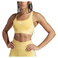 Biustonosze - adidas Damski biustonosz sportowy Powerreact Train Medium Support 3Stripes Bra (SAB) - miniaturka - grafika 1