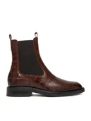 Botki damskie - Gino Rossi Sztyblety C-PETRA-25478PE-C Brązowy - miniaturka - grafika 1