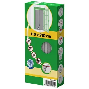 Moskitiera EASY LIFE 000-1100 2 x (60 x 210 cm) Biały - Moskitiery - miniaturka - grafika 1