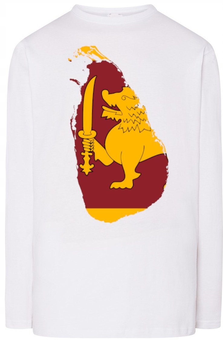 Sri-Lanka Flaga Męska Bluza Longsleeve Rozm.L