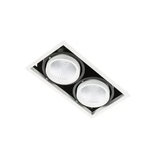 Italux Oprawa do wbudowania VERTICO DOUBLE GL7108-2/2X18W 3000K WH+BL - Oprawy, klosze i abażury - miniaturka - grafika 1