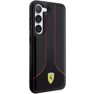 Ferrari FEHCS23MPCSK S23+ S916 czarny/black hardcase Perforated 296 P - Etui i futerały do telefonów - miniaturka - grafika 4