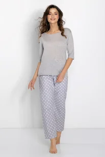 Piżama Keep Secrets Tencel Grey, S - Piżamy damskie - miniaturka - grafika 1
