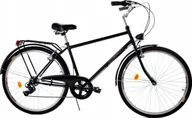 Rowery - Dallas Bike Rower Dallas City Men 28" 7spd - czarny - miniaturka - grafika 1