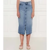 Spódnice - Tommy Hilfiger Jeansowa spódnica - miniaturka - grafika 1