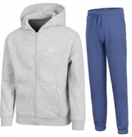 Dresy męskie - 4F OCIEPLANY CHĹOPIÄCY DRES KOMPLET BLUZA ROZPINANA SPODNIE / rozm 164 - miniaturka - grafika 1