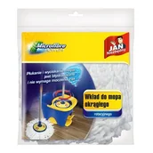 Miotły, szufle, mopy - Jan Niezbędny Mop ROTACYJNY OKRĄGŁY KOŃCÓWKA (8571020970) - miniaturka - grafika 1