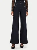 Spodnie damskie - Rinascimento Jeansy CFC0119917003 Granatowy Regular Fit - miniaturka - grafika 1