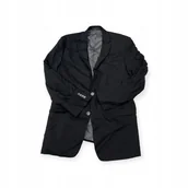 Marynarki męskie - Elegancka czarna marynarka męska Calvin Klein 40 - miniaturka - grafika 1