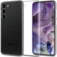 Etui i futerały do telefonów - Spigen Etui AirSkin do Samsung Galaxy S23 Przezroczysty - miniaturka - grafika 1