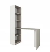 Biurka - Nowoczesne Biurko Z Regałem Kaszmir 140X73X181,8 Cm - miniaturka - grafika 1